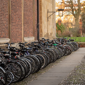 Bikes at Pembroke College, Cambridge